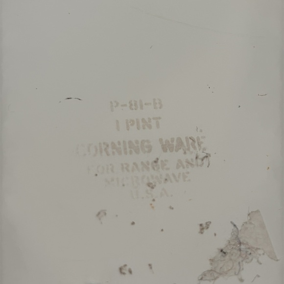 Vintage Corning Ware 1975 Country Festival/Blue Bird Pattern Sauce Skillet - Picture 5 of 5